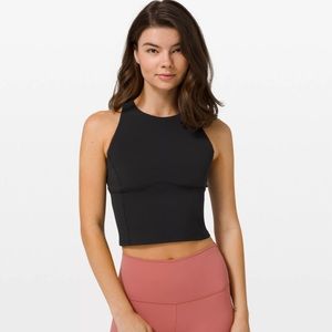 Lululemon Key To Balance Tank Black Size 6 NWT with built in bra